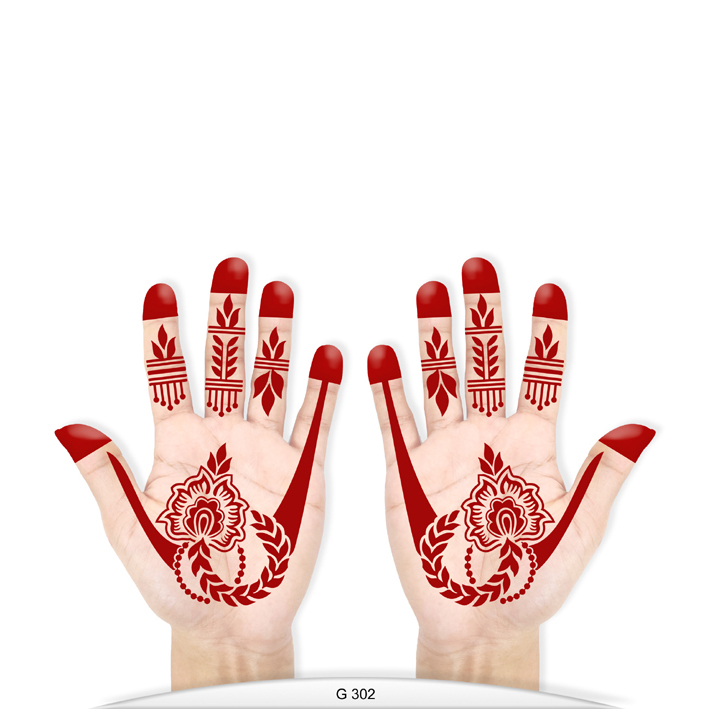 HENNA DESIGN STICKER – G302