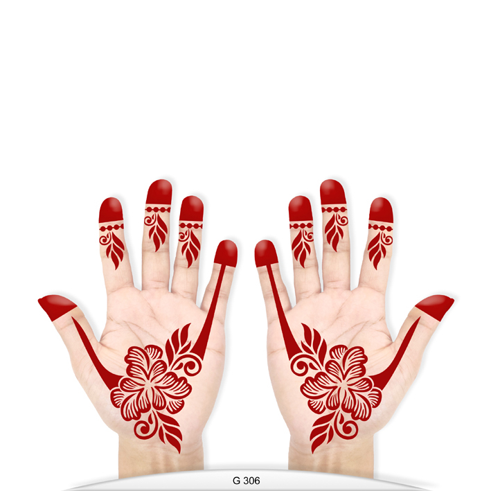 HENNA DESIGN STICKER – G306