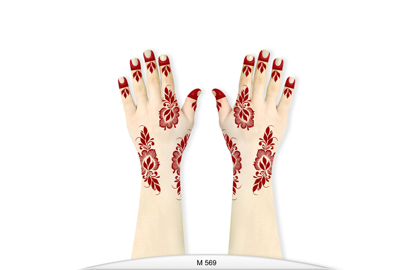 HENNA DESIGN STICKER / MEDIUM- MJ569