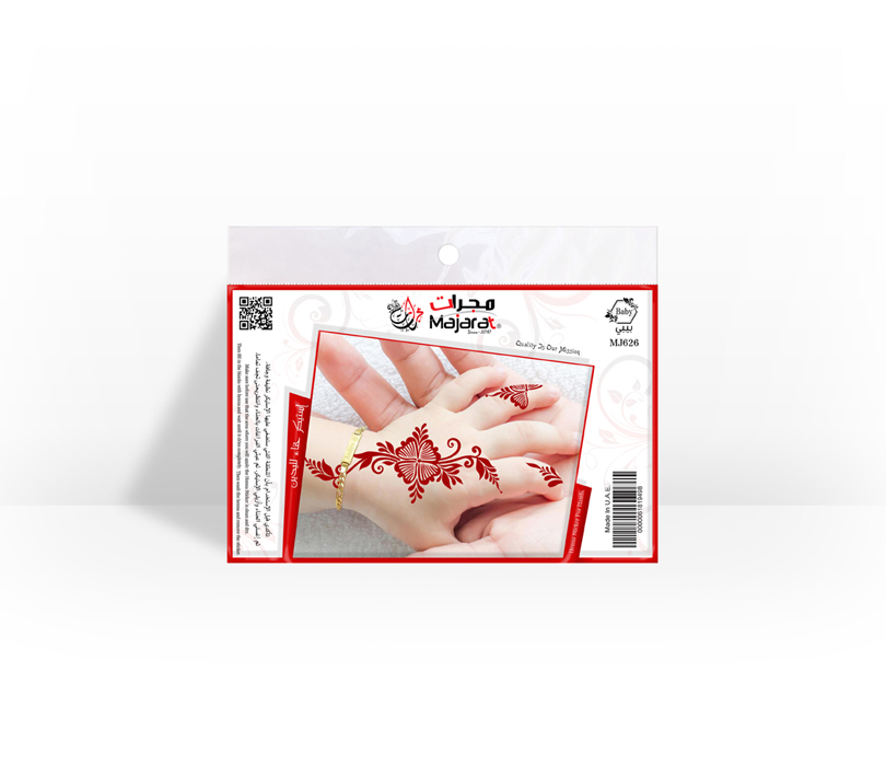 HENNA DESIGN STICKER BABY- MJ626