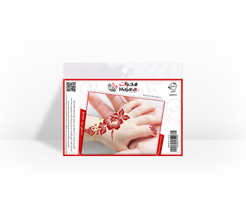 HENNA DESIGN STICKER BABY- MJ631