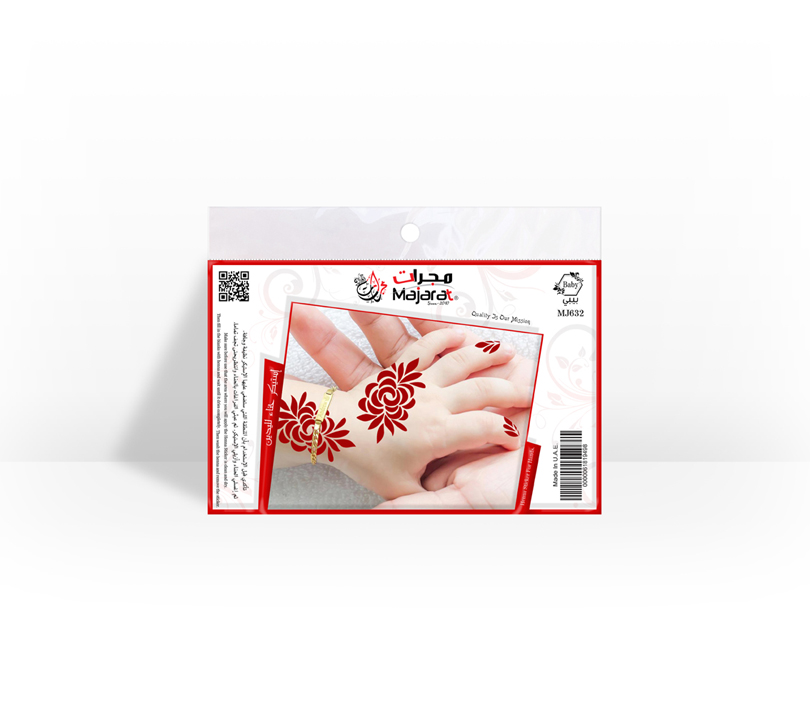 HENNA DESIGN STICKER   BABY- MJ632