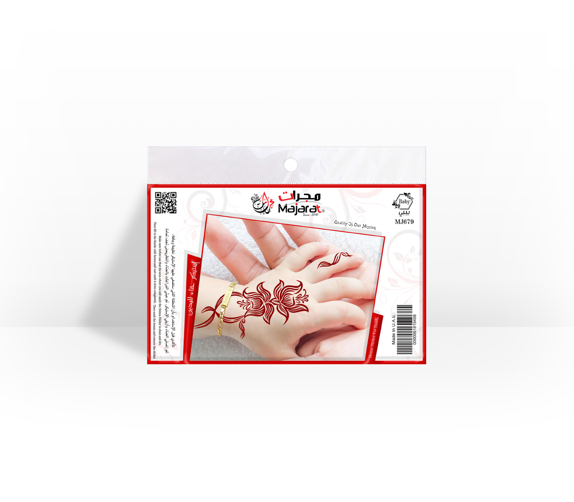 HENNA DESIGN STICKER   BABY- MJ679