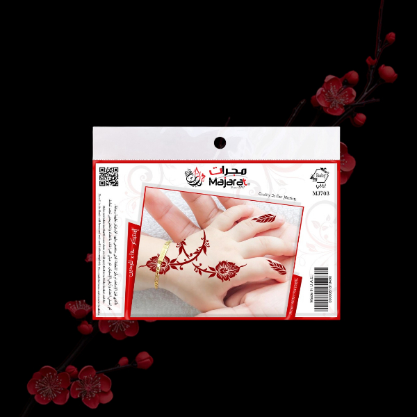 HENNA DESIGN STICKER- MJ703