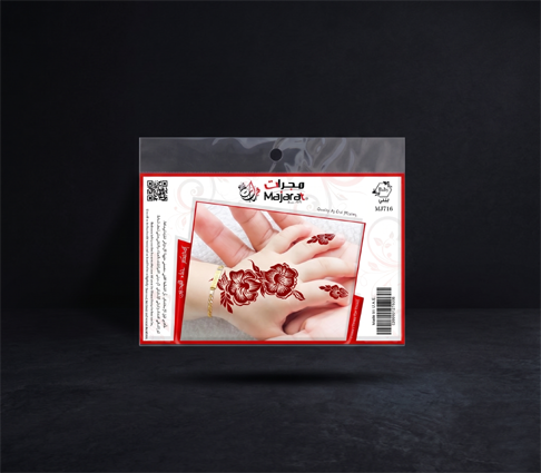 HENNA DESIGN STICKER- MJ716