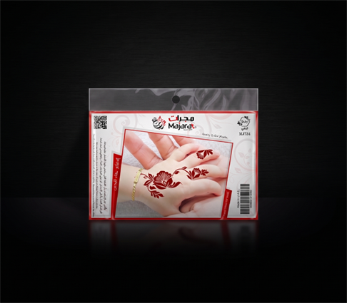HENNA DESIGN STICKER- MJ724