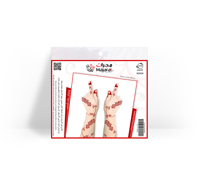 HENNA DESIGN STICKER     KIDS – MJ636