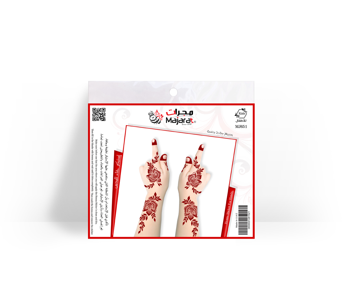HENNA DESIGN STICKER     KIDS – MJ651