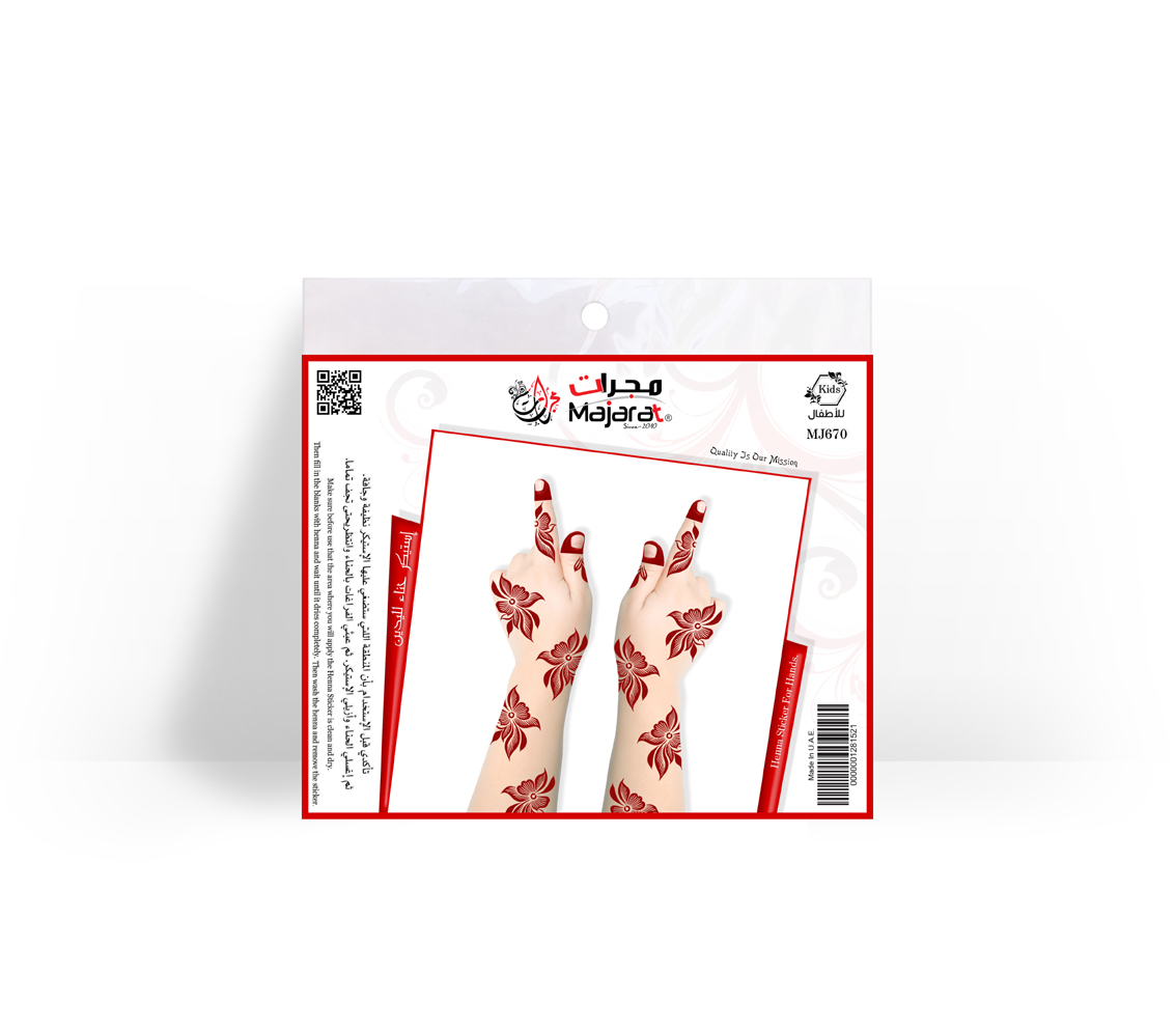 HENNA DESIGN STICKER     KIDS – MJ670