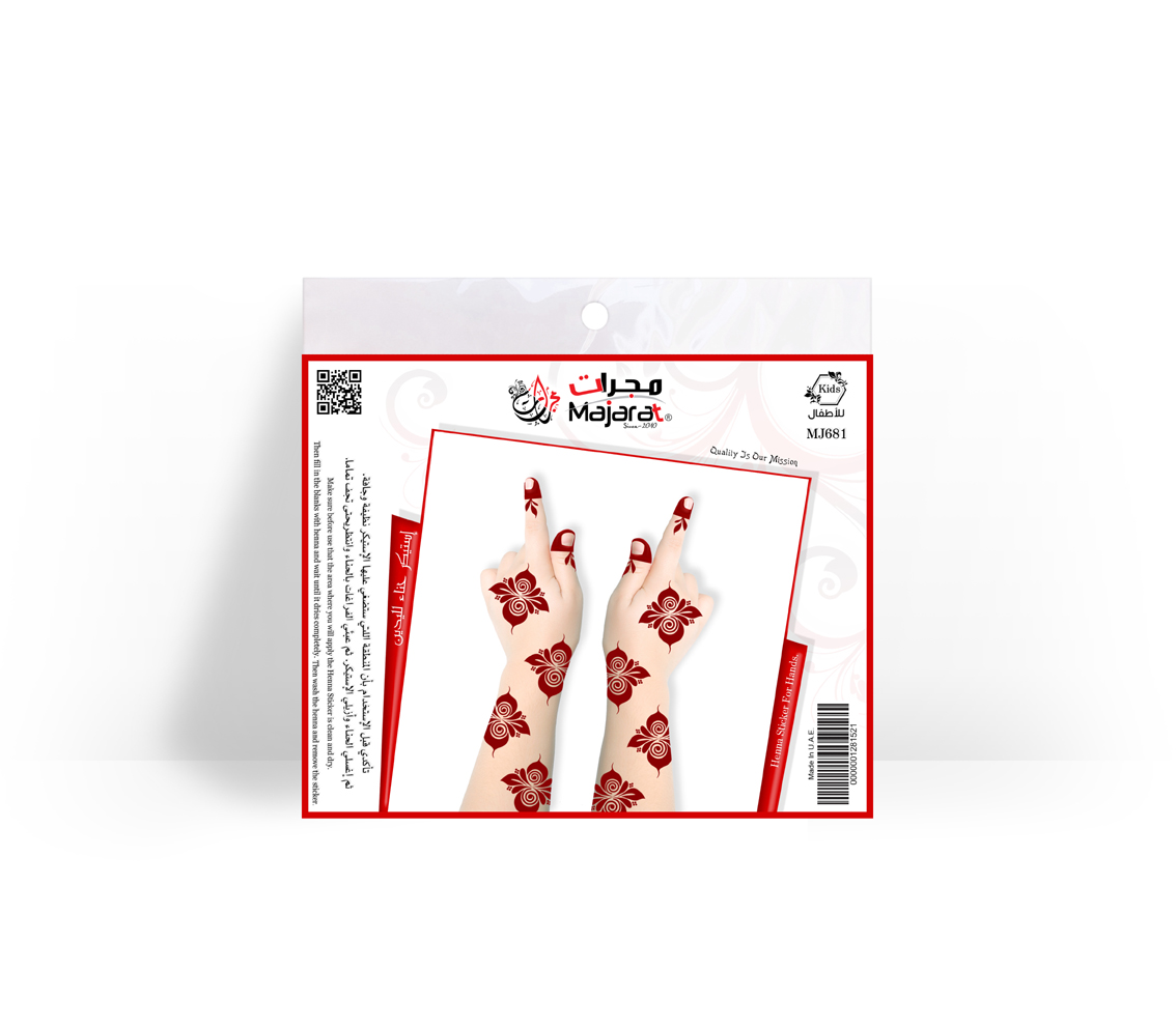 HENNA DESIGN STICKER     KIDS – MJ681