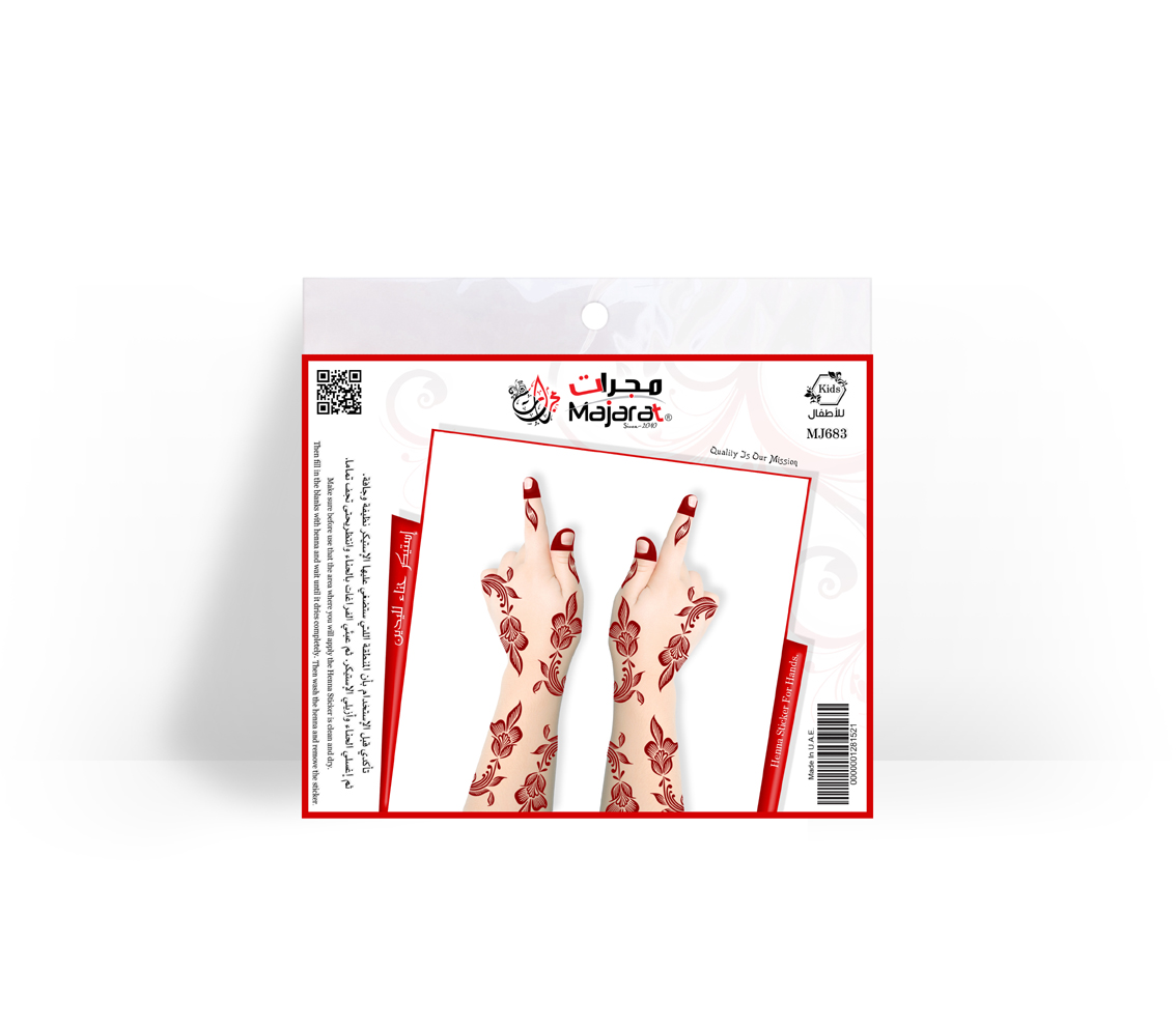 HENNA DESIGN STICKER     KIDS – MJ683