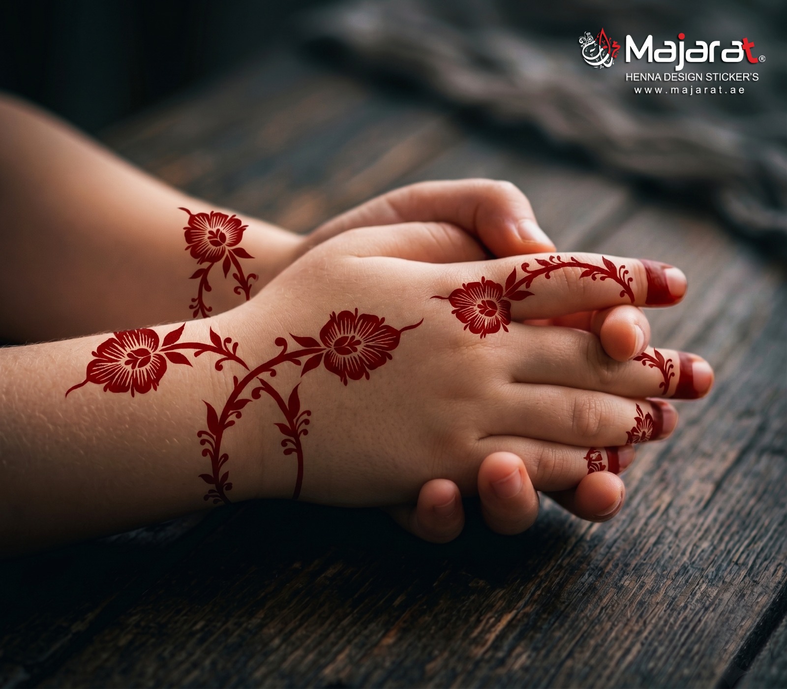HENNA DESIGN STICKER FOR KIDS - MJ703