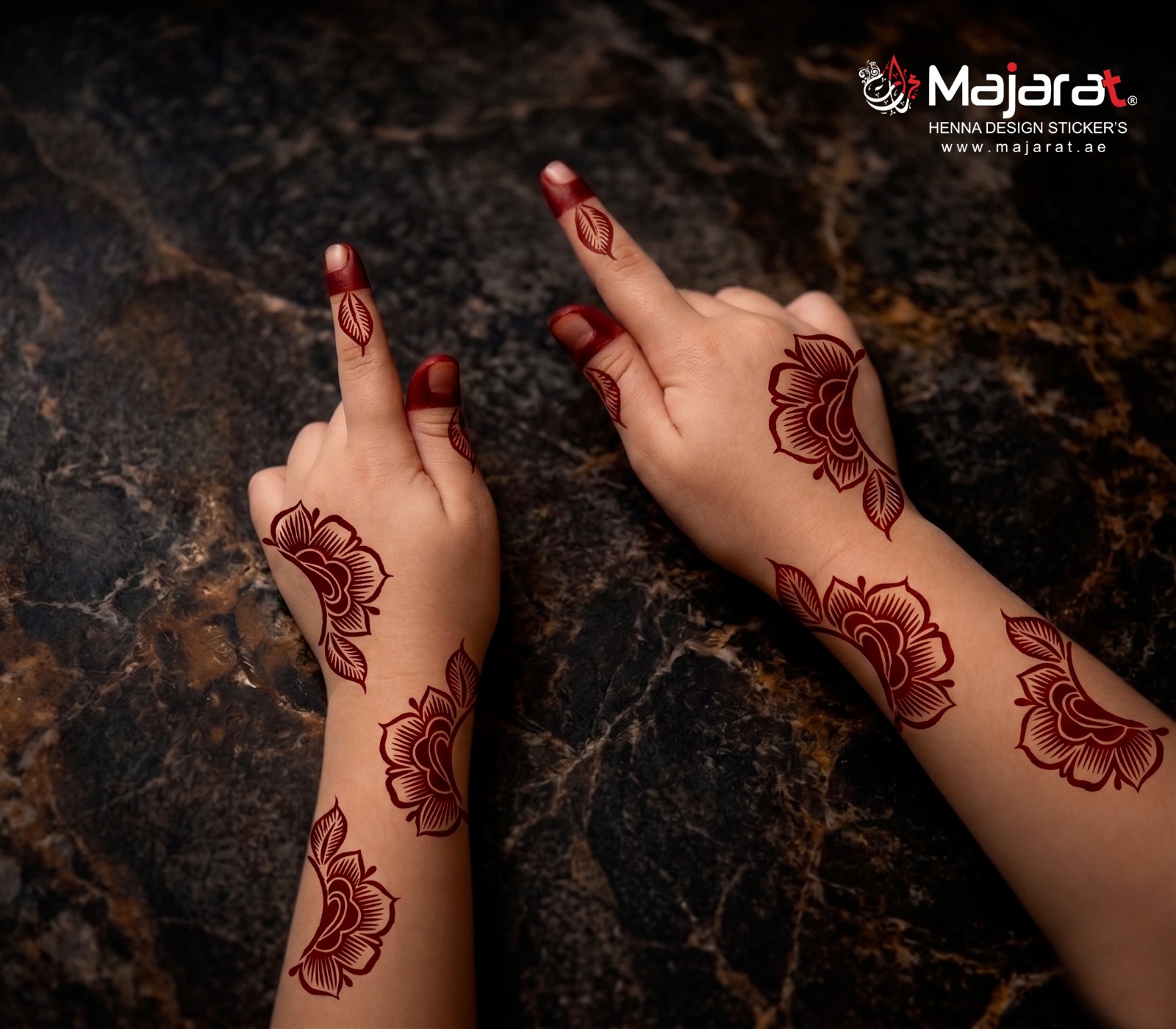 HENNA DESIGN STICKER FOR KIDS - MJ704
