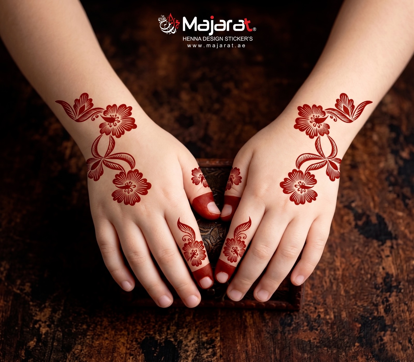 HENNA DESIGN STICKER FOR KIDS - MJ706