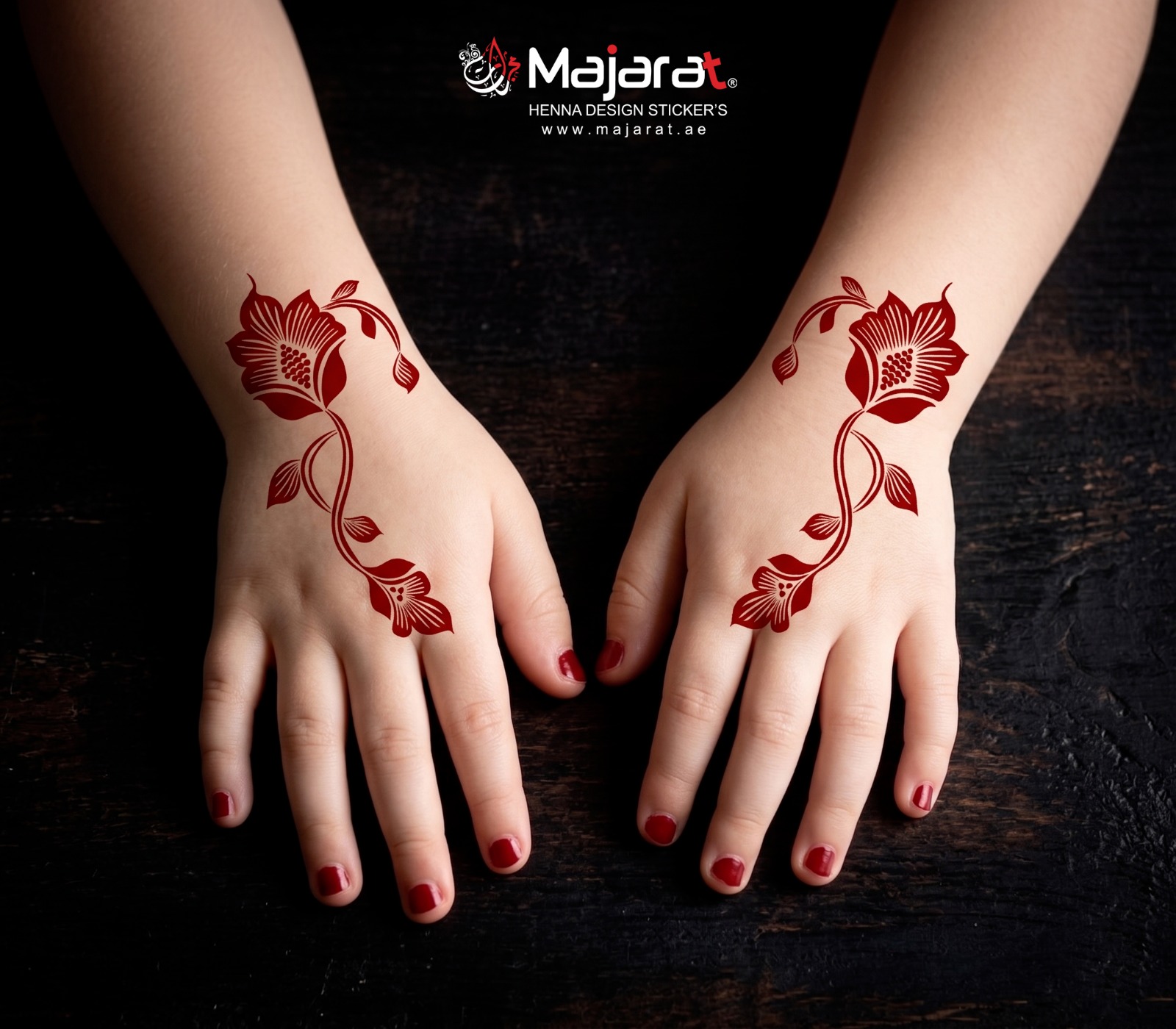 HENNA DESIGN STICKER- MJ708