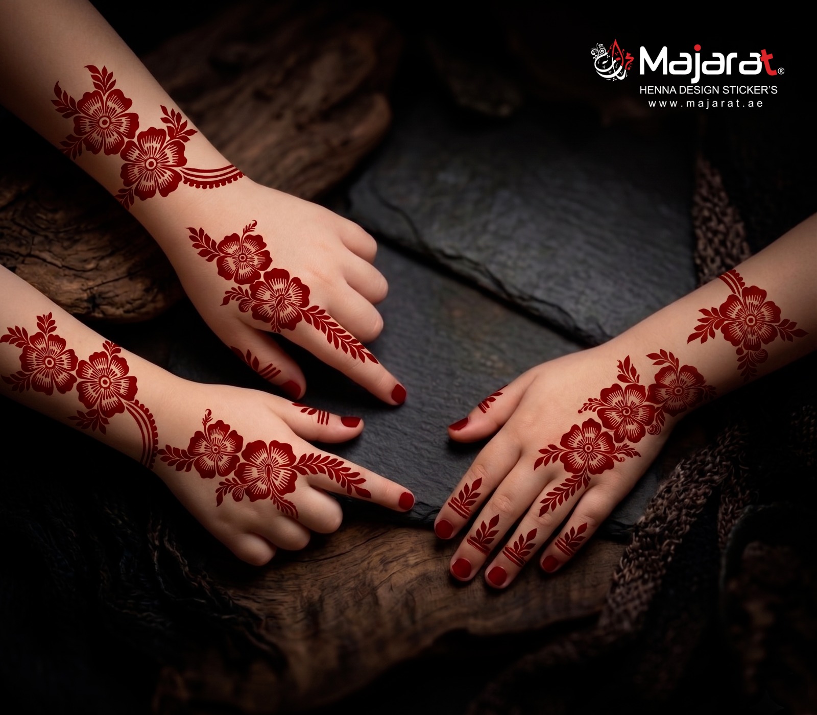 HENNA DESIGN STICKER FOR KIDS - MJ710