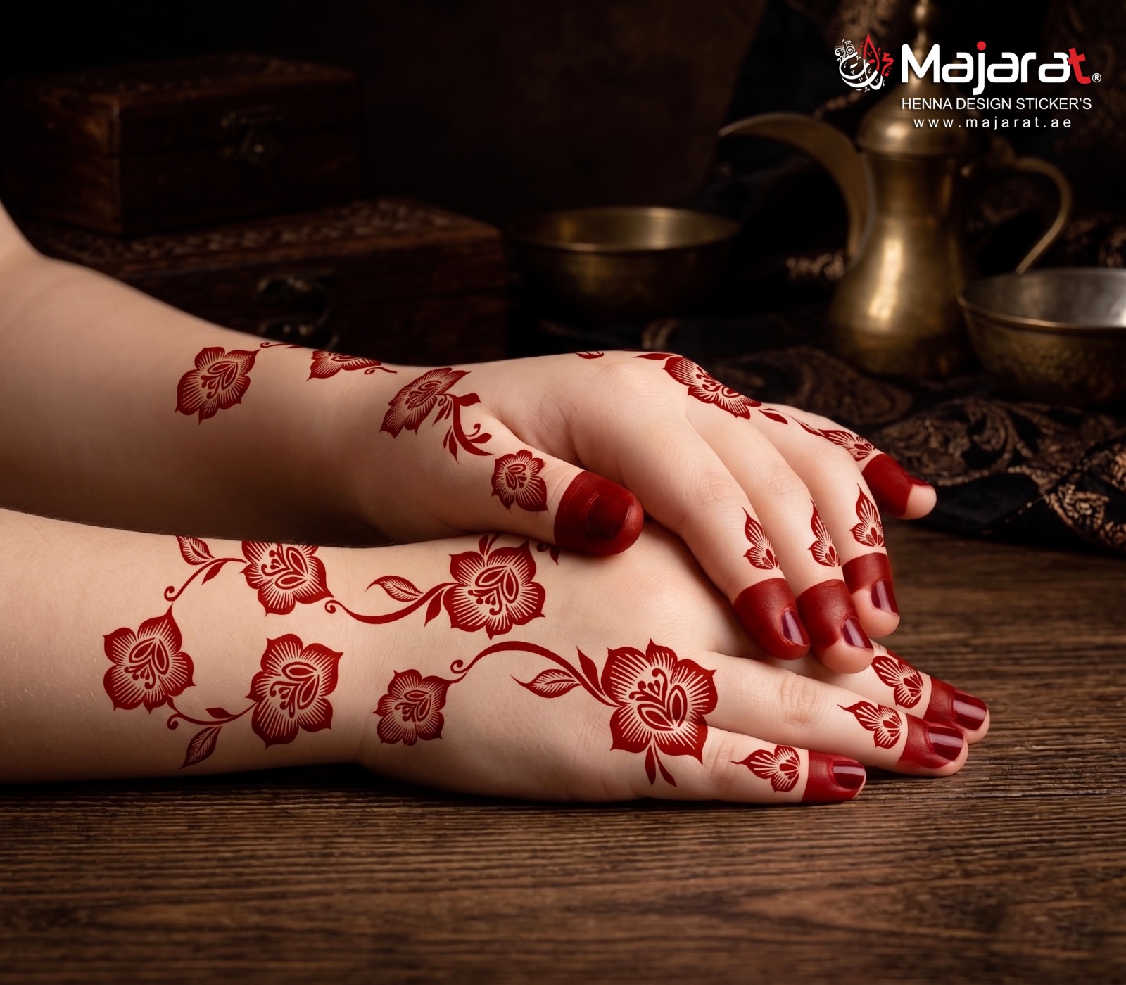 HENNA DESIGN STICKER FOR KIDS - MJ712