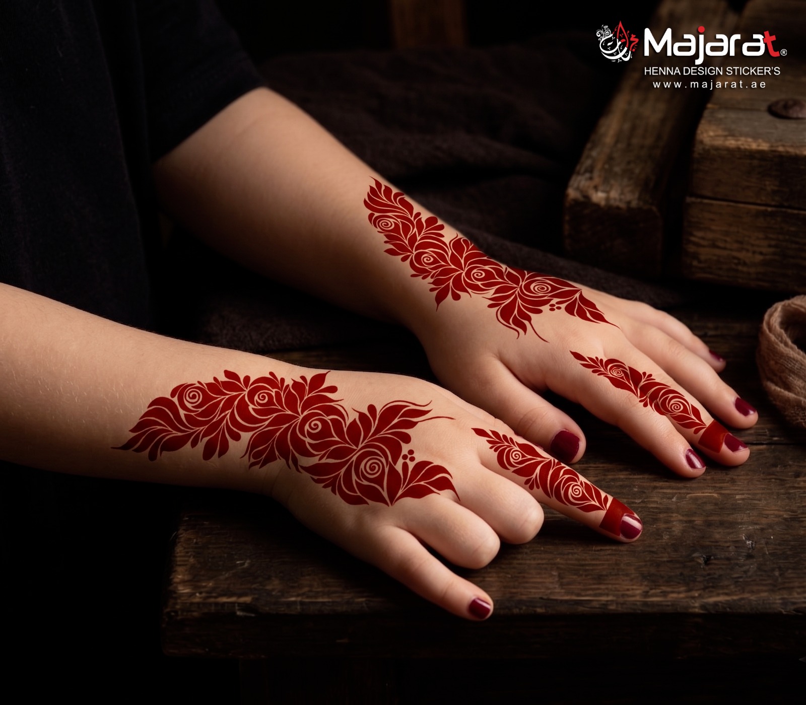 HENNA DESIGN STICKER FOR KIDS - MJ714