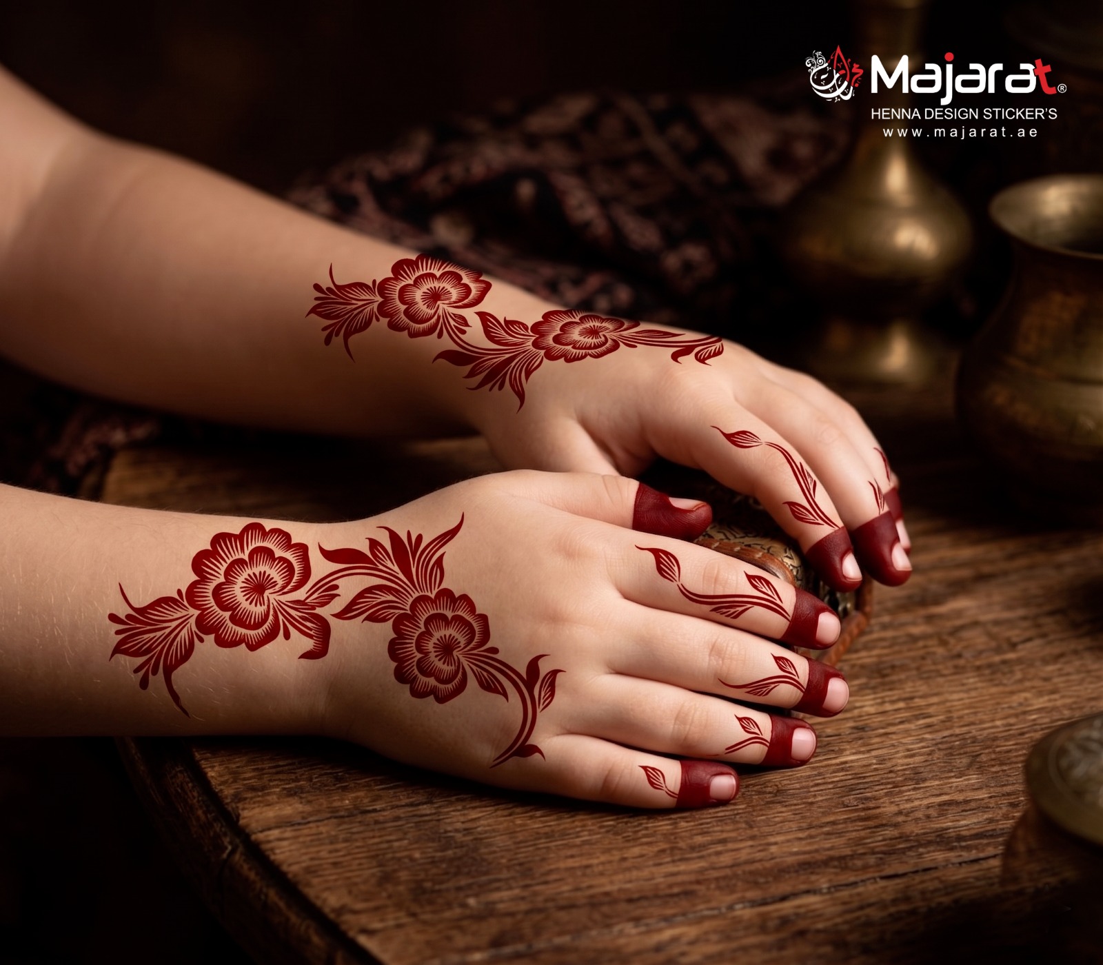 HENNA DESIGN STICKER FOR KIDS - MJ718
