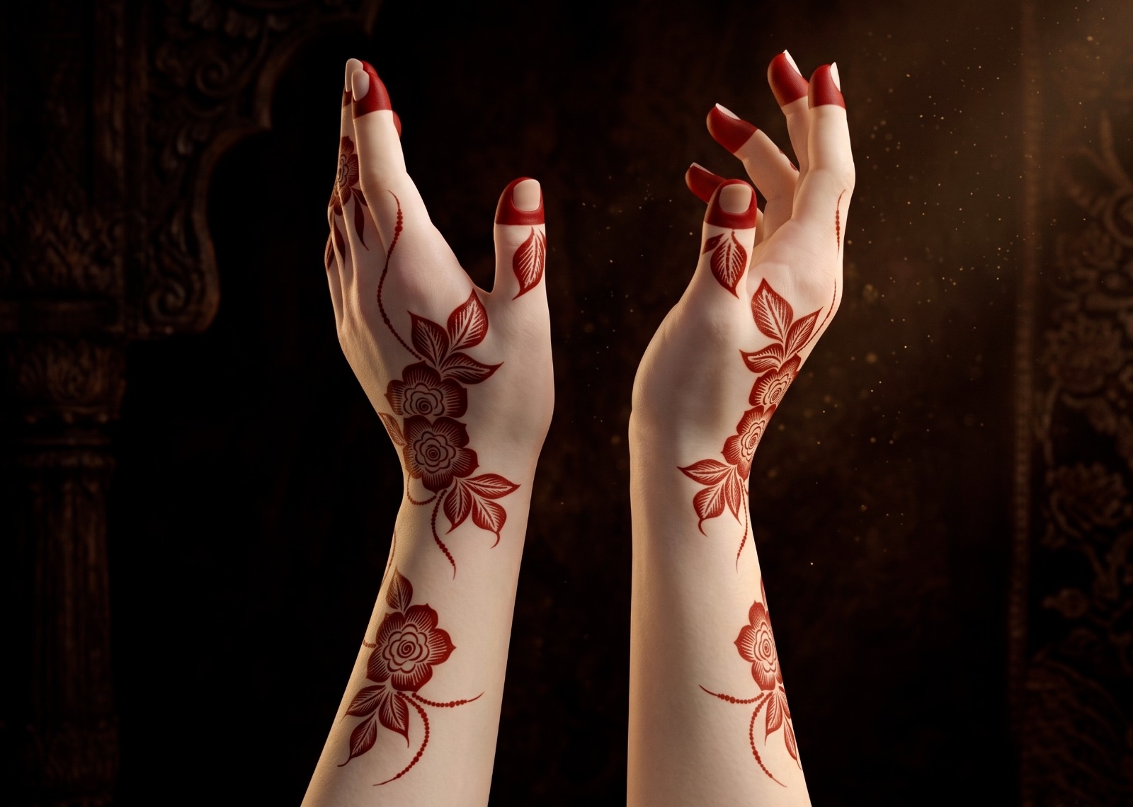 HENNA DESIGN STICKER | LARGE SIZE | MJ687