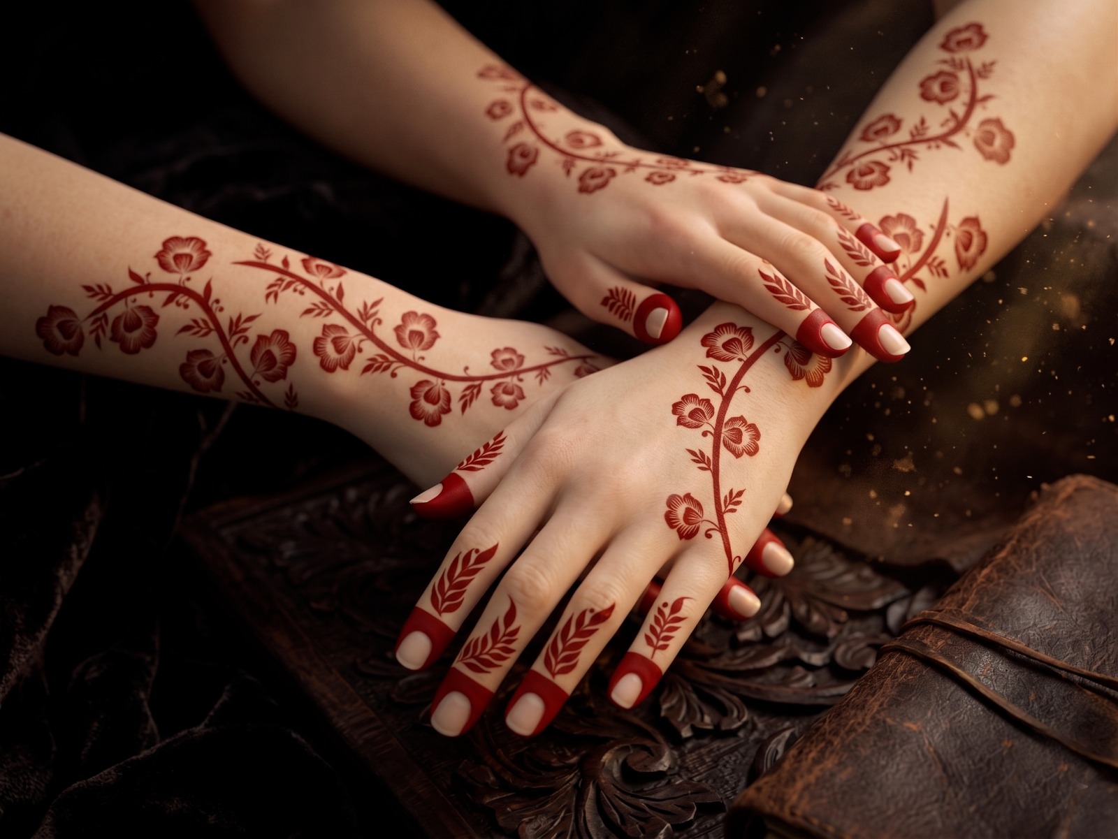 HENNA DESIGN STICKER | LARGE SIZE | MJ689