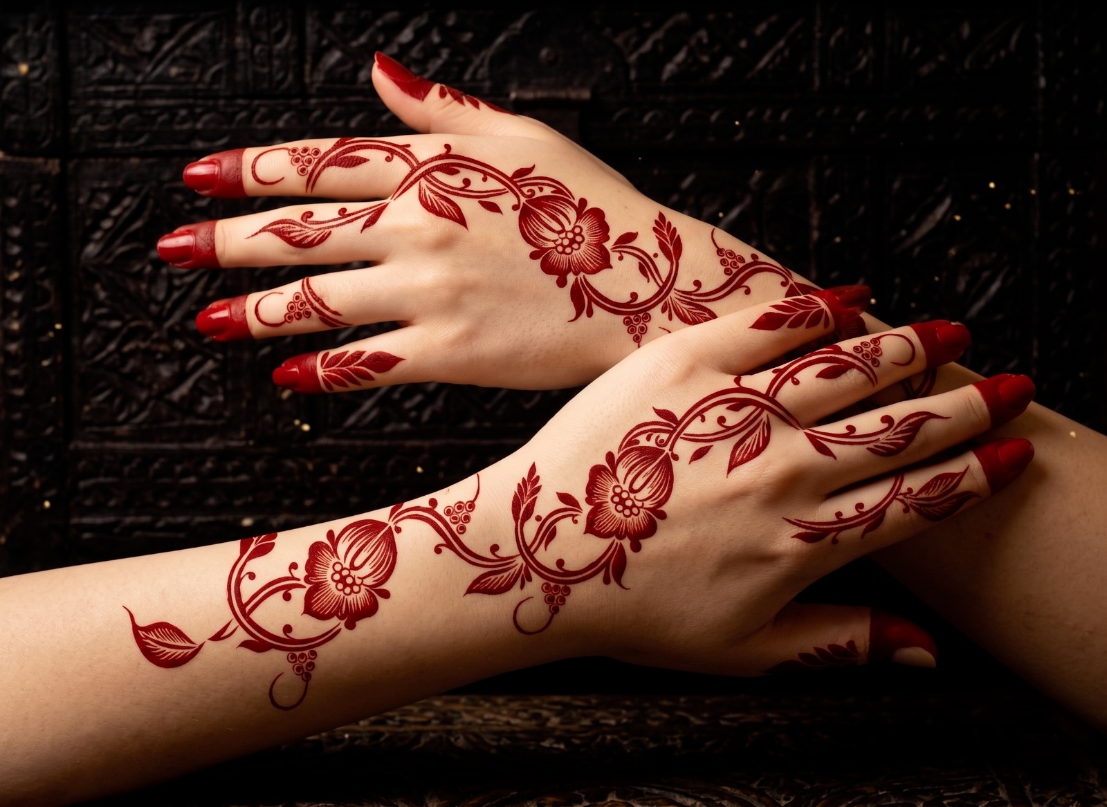 HENNA DESIGN STICKER | LARGE SIZE | MJ691