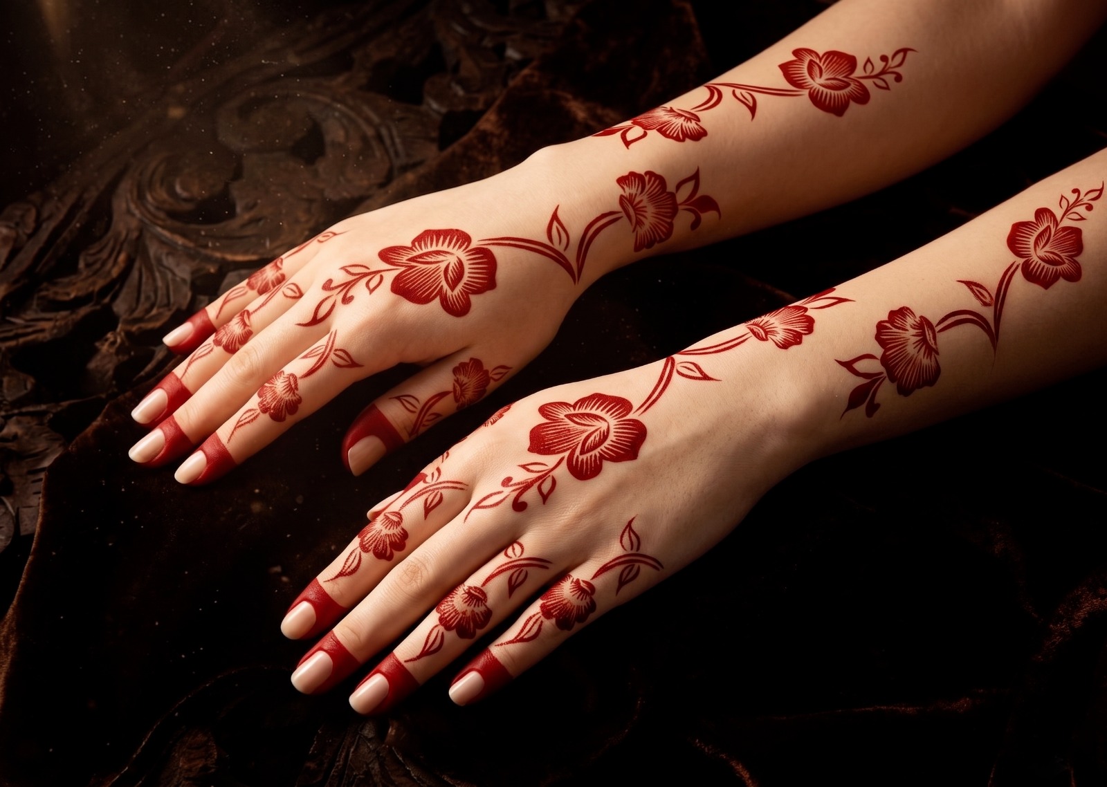 HENNA DESIGN STICKER | LARGE SIZE | MJ692