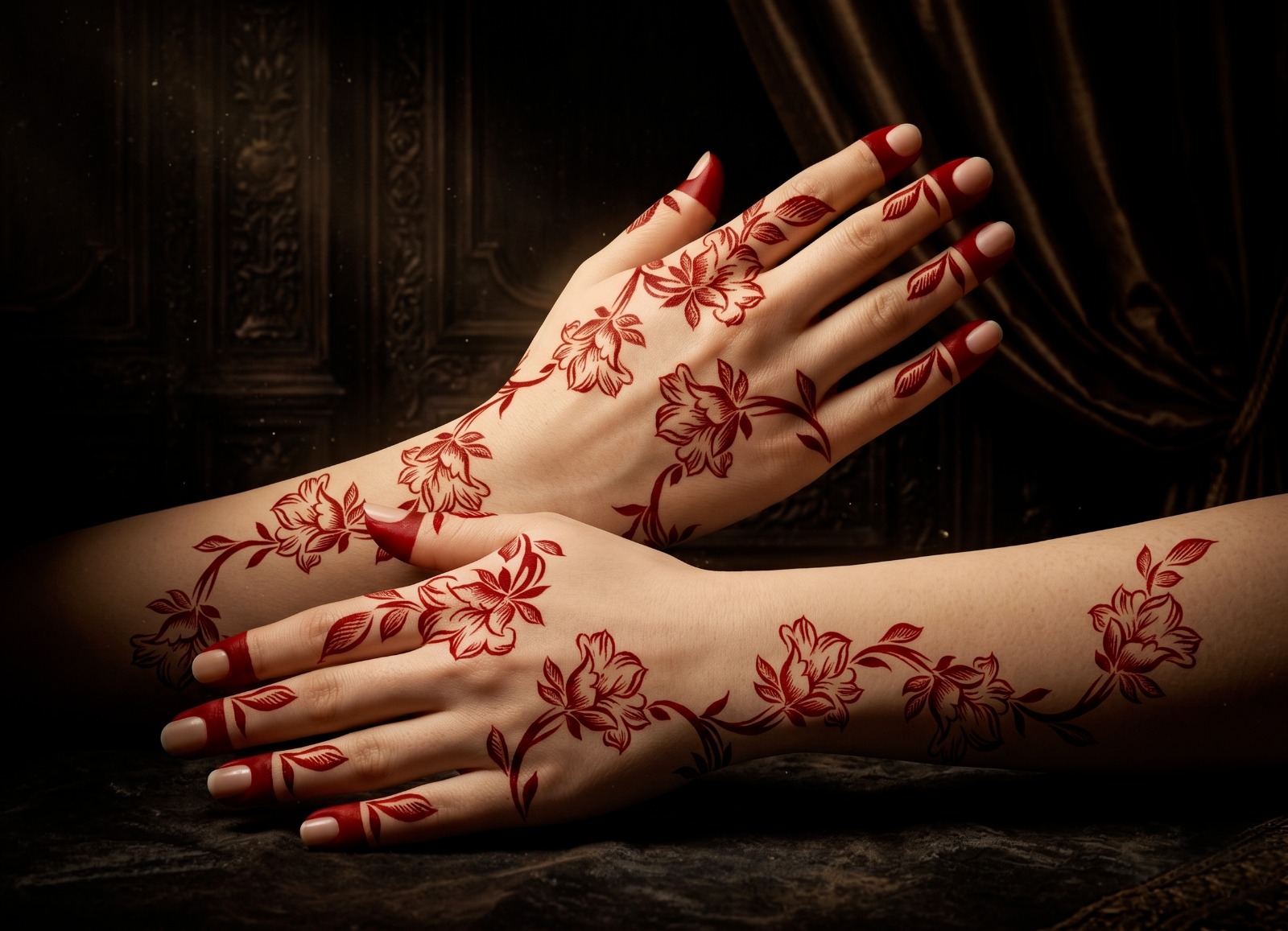 HENNA DESIGN STICKER | LARGE SIZE | MJ694