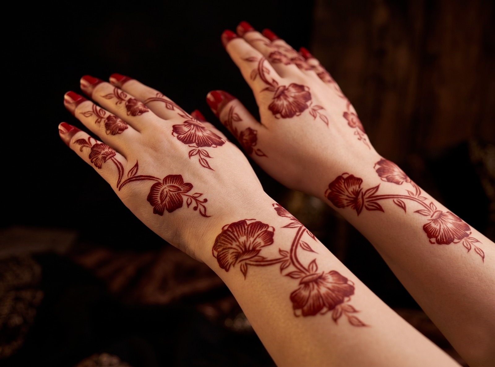 HENNA DESIGN STICKER | LARGE SIZE | MJ695