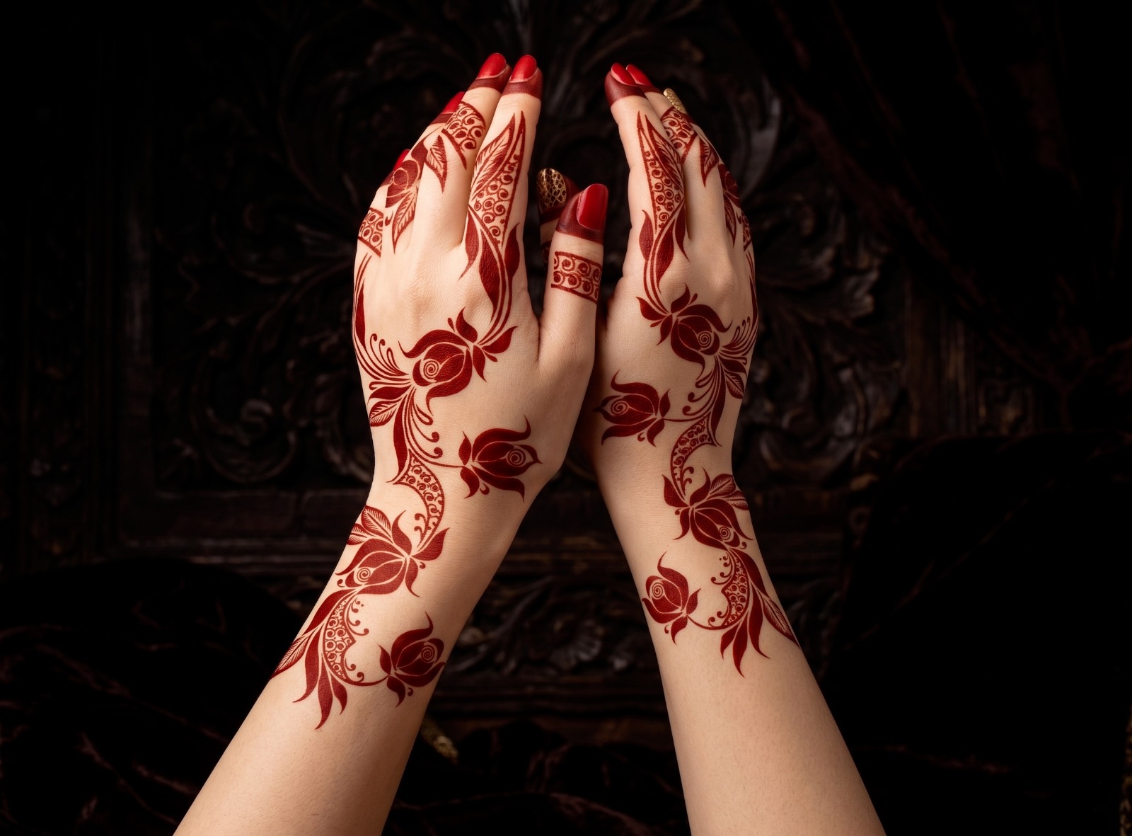 HENNA DESIGN STICKER | LARGE SIZE | MJ696