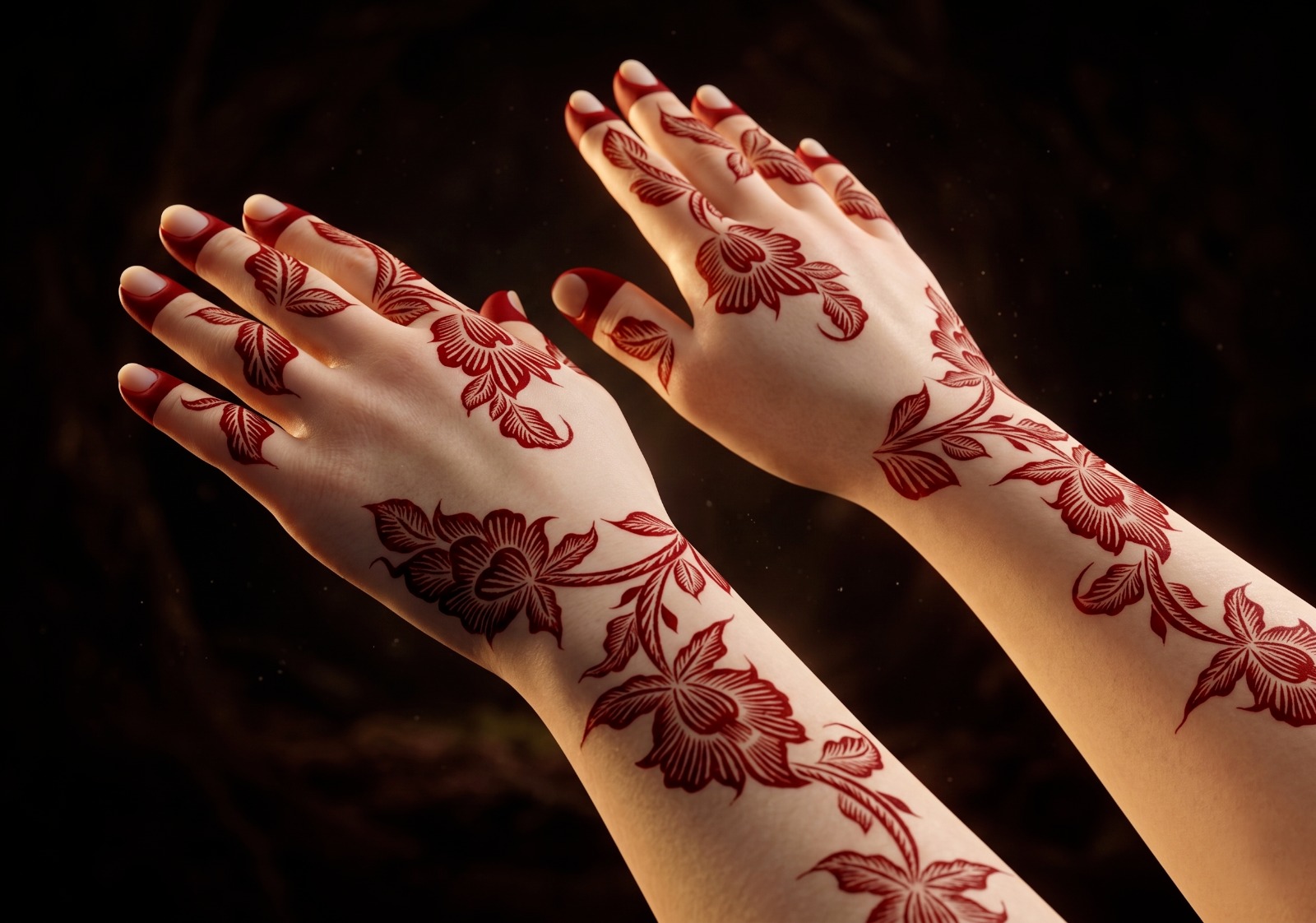 HENNA DESIGN STICKER | LARGE SIZE | MJ697