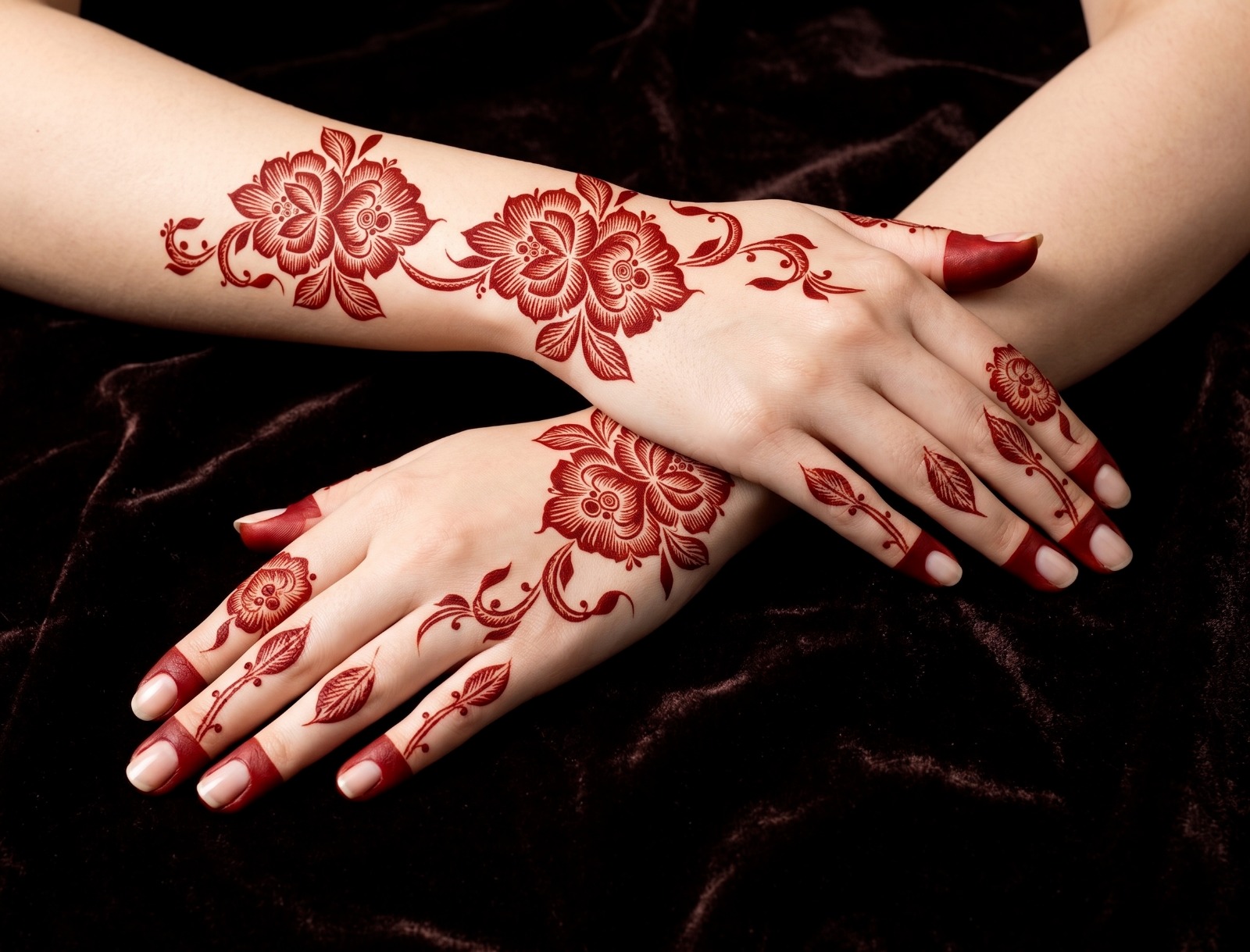 HENNA DESIGN STICKER | LARGE SIZE | MJ698