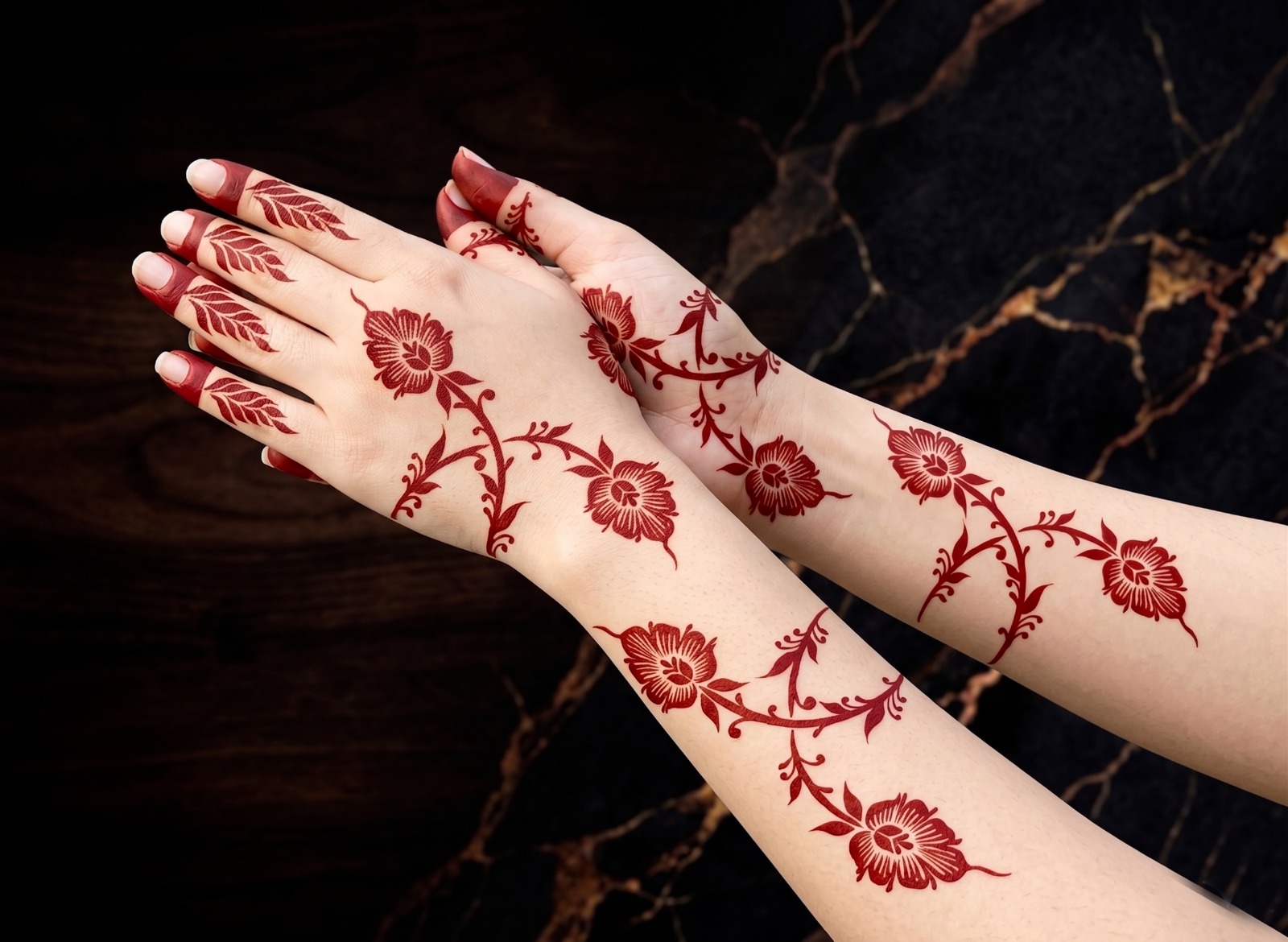 HENNA DESIGN STICKER | LARGE SIZE | MJ703