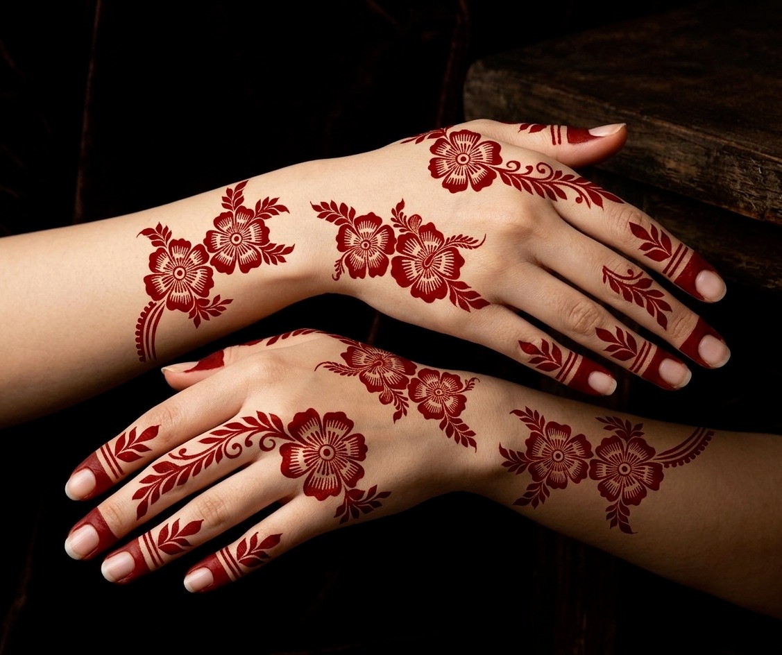 HENNA DESIGN STICKER | LARGE SIZE | MJ710