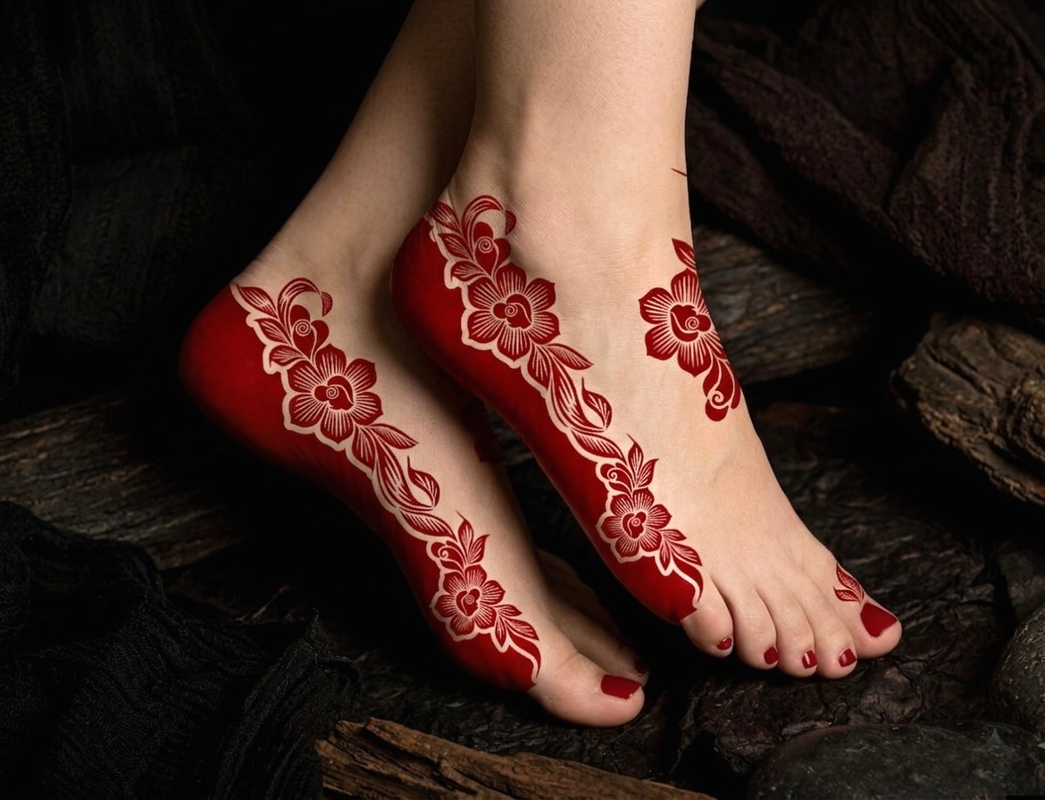 HENNA DESIGN STICKER | LARGE SIZE | MJ721