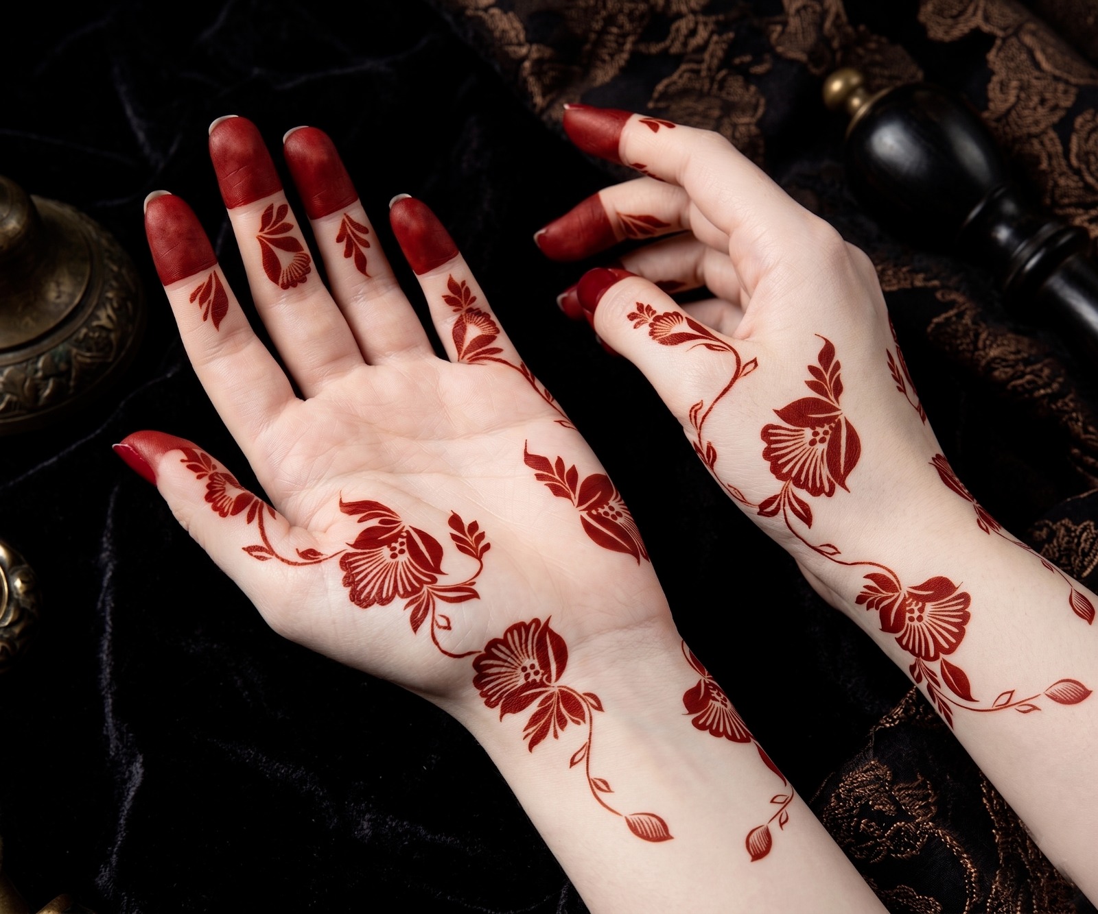 HENNA DESIGN STICKER | LARGE SIZE | MJ724