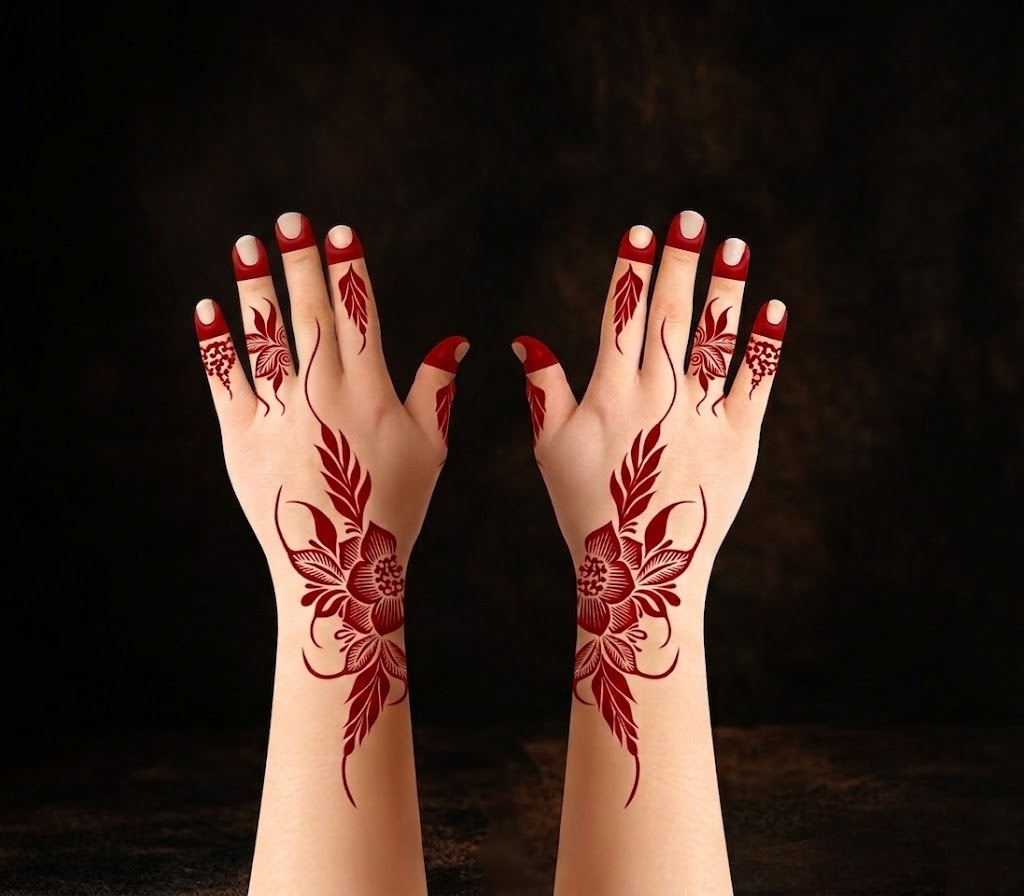 HENNA DESIGN STICKER    MEDIUM- MJ705